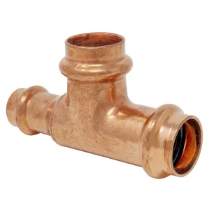 1-1/2" x 1" x 1-1/2" Press Copper Reducing Tee P x P x P Low Lead ProPress Compatible