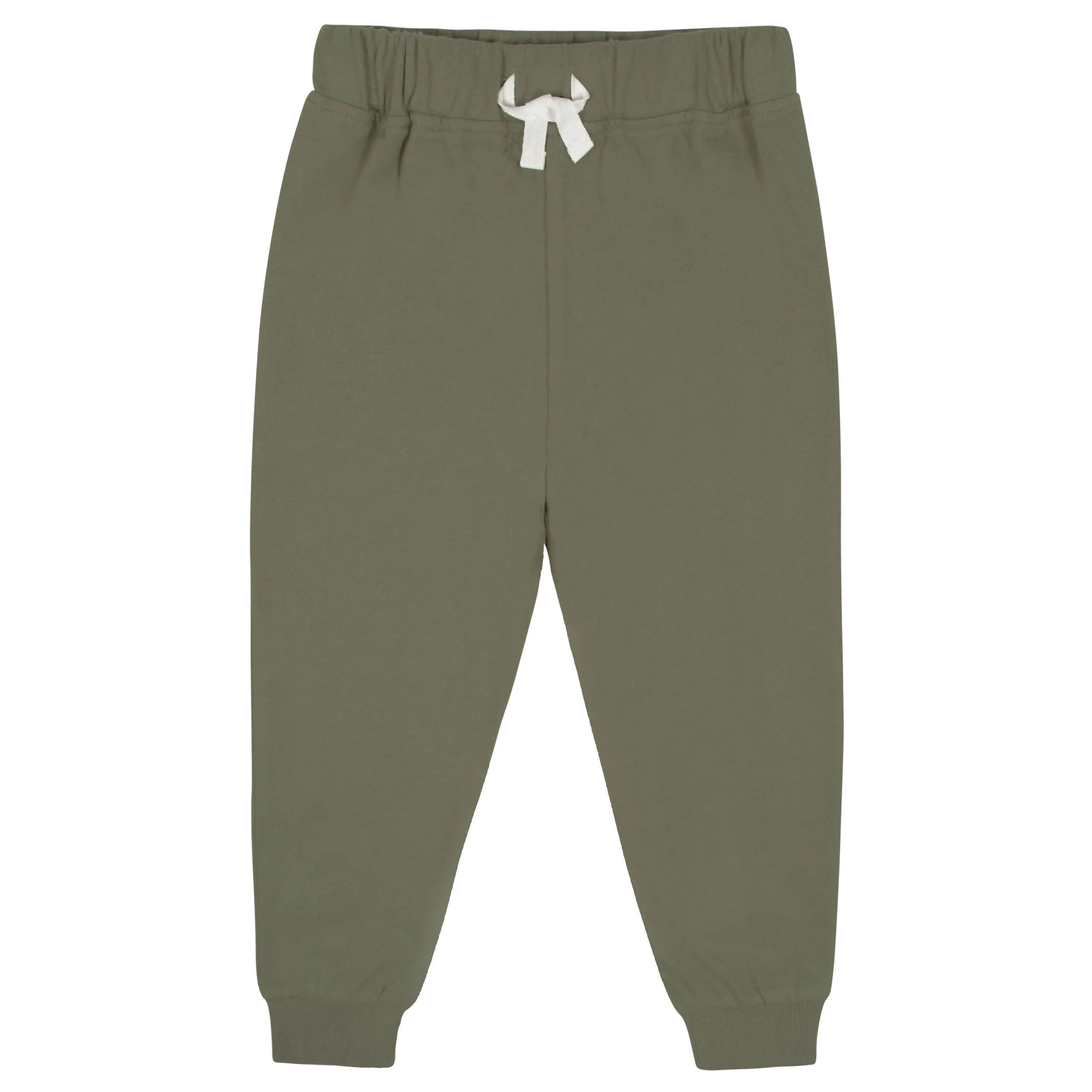 2-Piece Infant & Toddler Boys Sage Green French Terry Pullover & Jogger Set