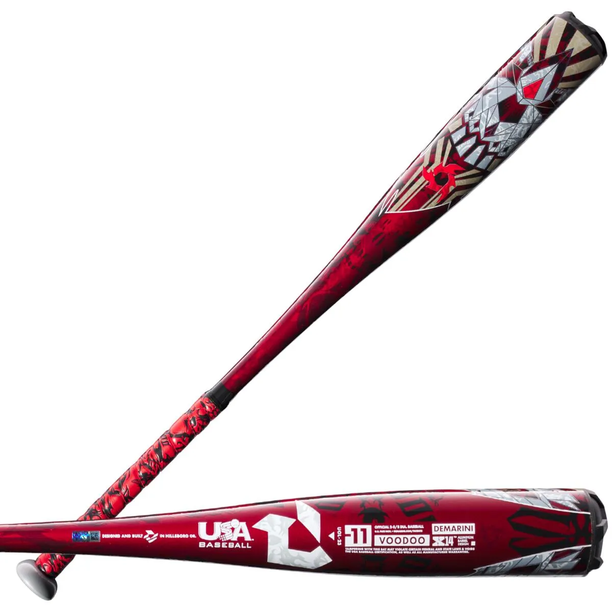 2023 DeMarini Voodoo One -11 (2 5/8") USA Baseball Bat: WBD2360010