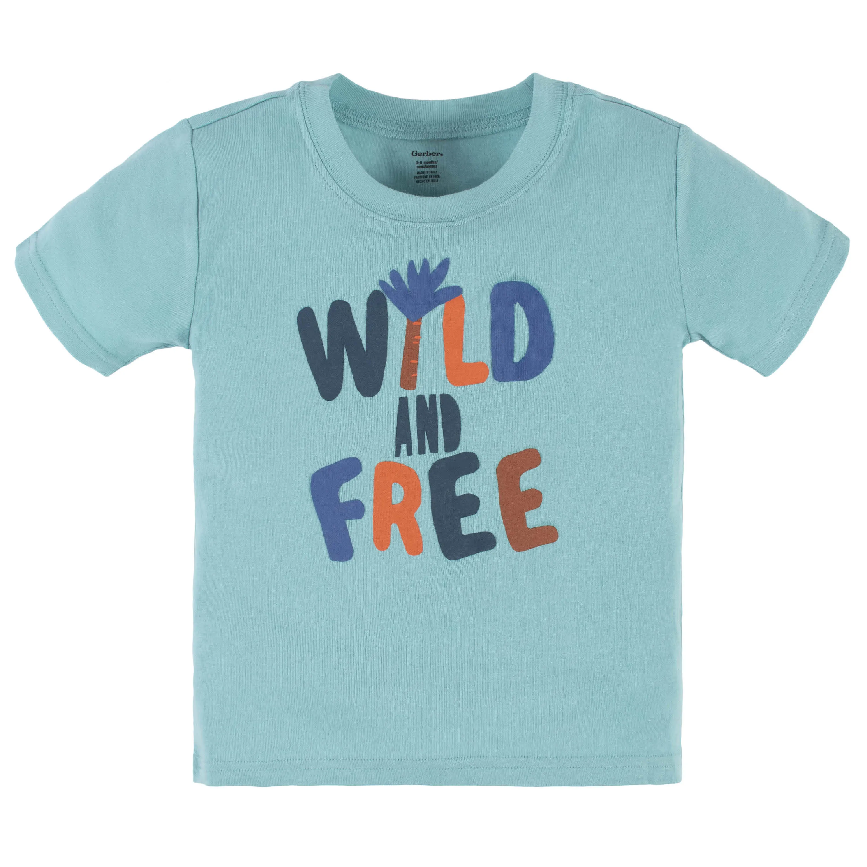 4-Piece Infant & Toddler Boys Wild & Free Tees, Shorts & Pants Set