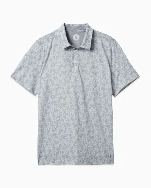 Ace Polo | Light Grey Floral