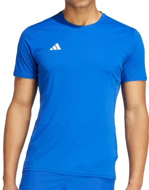 adidas Adizero Essentials Short Sleeve Mens Running Top - Blue