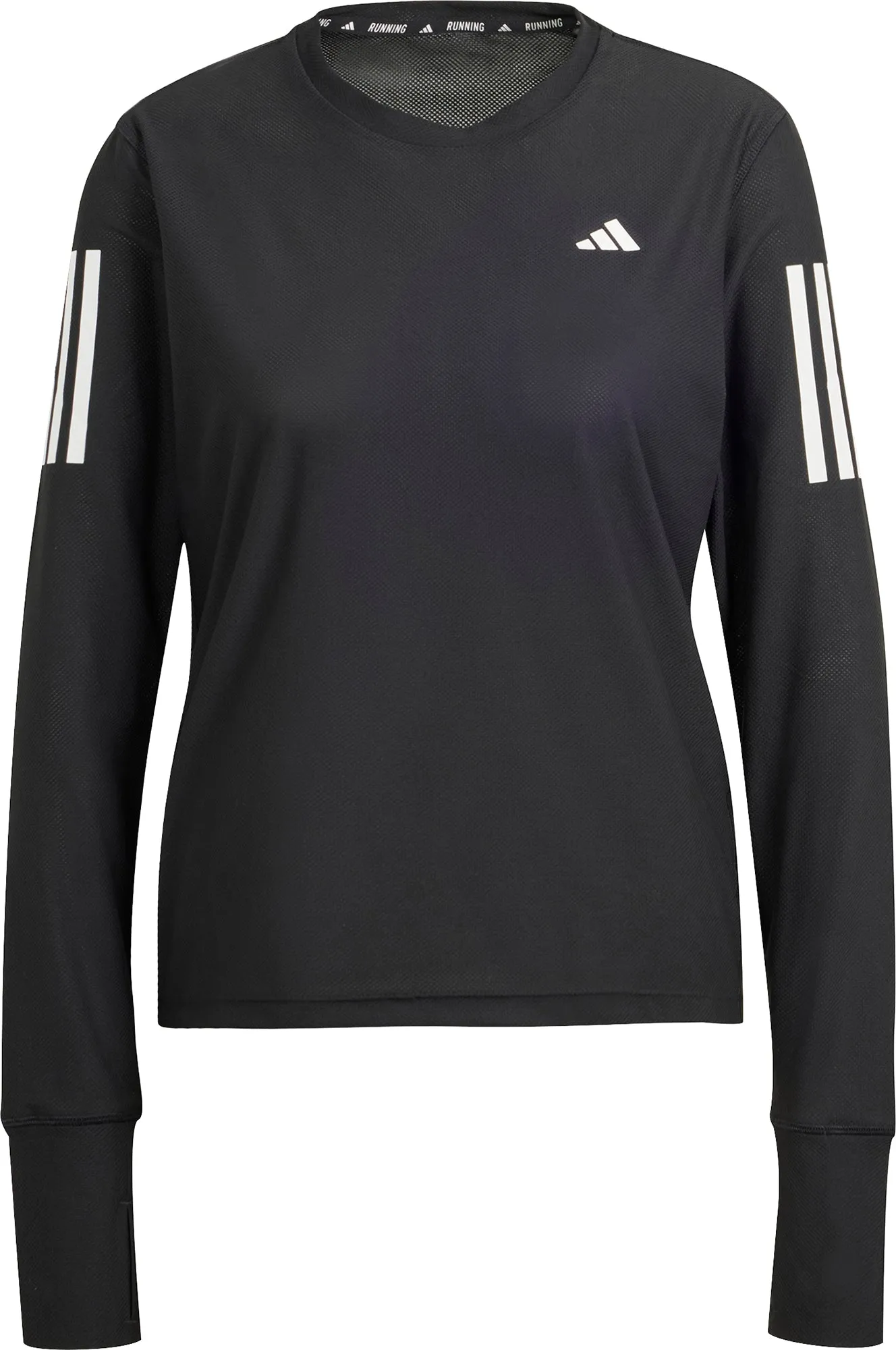 adidas Own The Run Long Sleeve Womens Running Top - Black