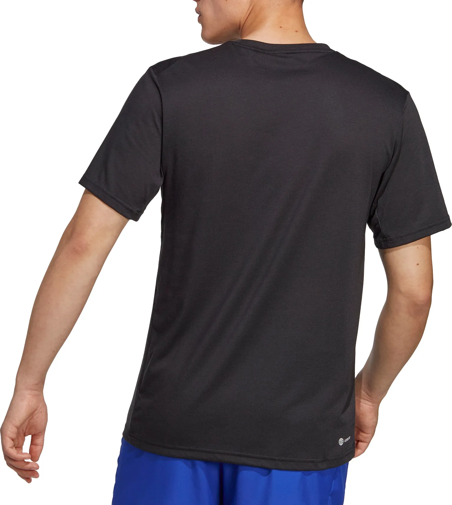 adidas Train Essentials Comfort Short Sleeve Mens Training Top - Black