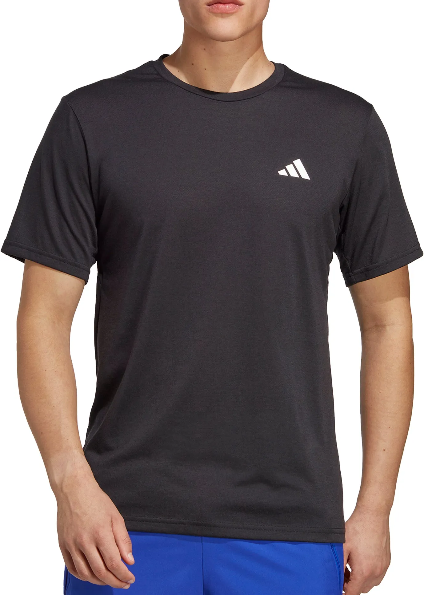 adidas Train Essentials Comfort Short Sleeve Mens Training Top - Black