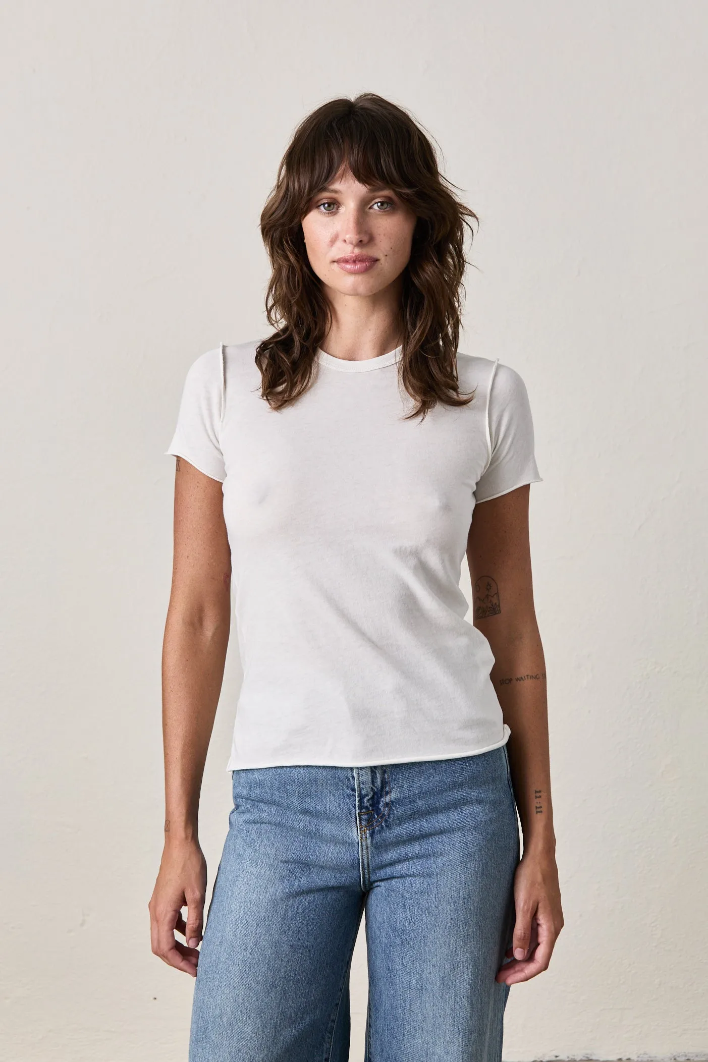 ALESSI SHRUNKEN TEE / SOFT WHITE