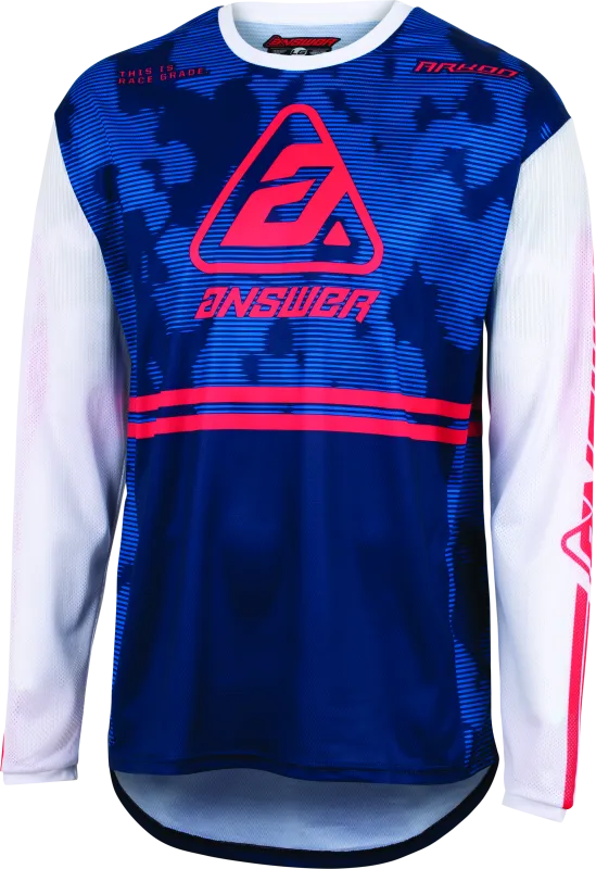 Answer 23 Ark Trials Jersey Blue/White/Red Youth - Small