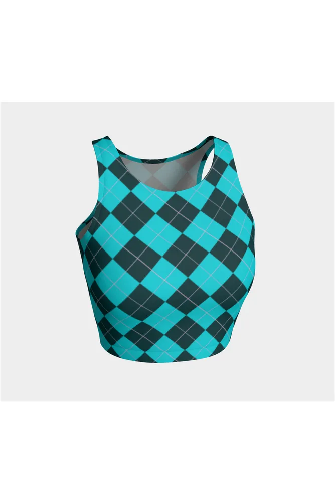 Argyle Angel Athletic Crop Top