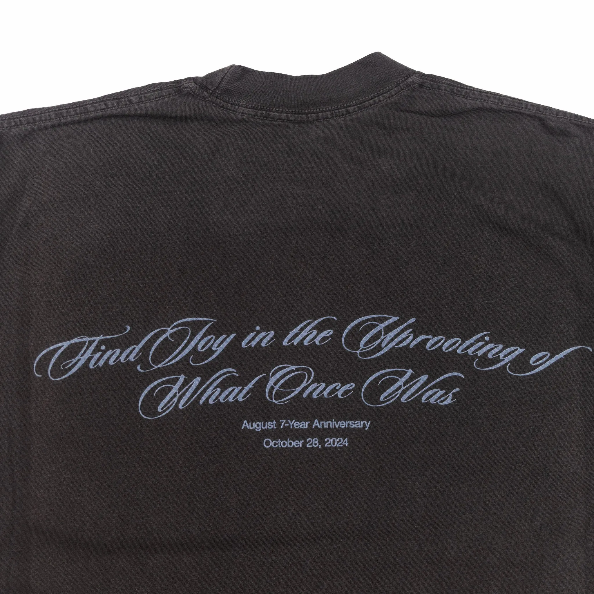 August 7 Year Anniversary "7 Tree" Pocket Tee (Vintage Black)