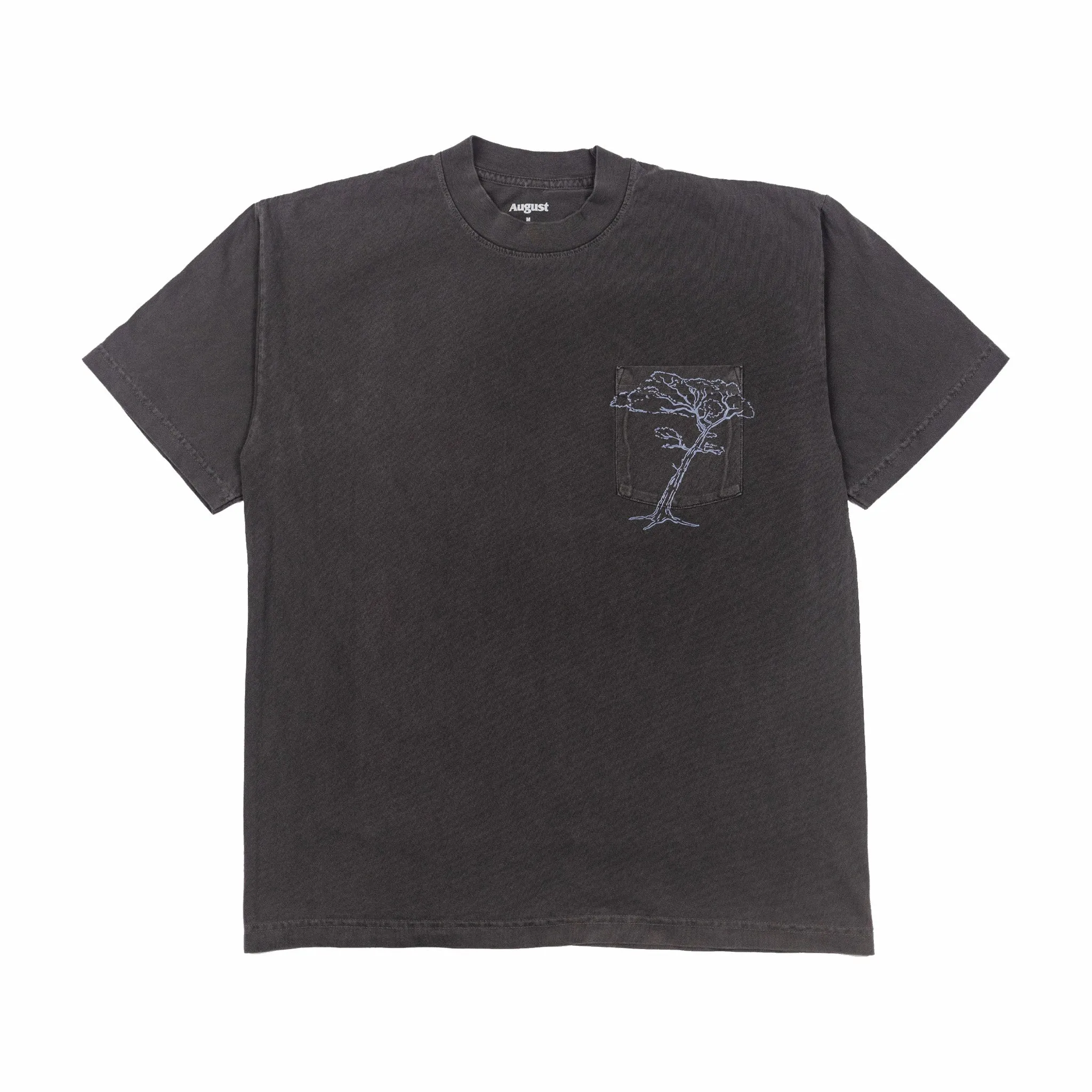 August 7 Year Anniversary "7 Tree" Pocket Tee (Vintage Black)