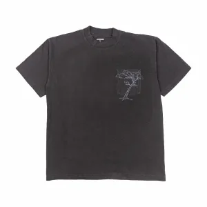 August 7 Year Anniversary "7 Tree" Pocket Tee (Vintage Black)