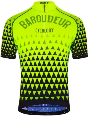 Baroudeur Men's Jersey Lime