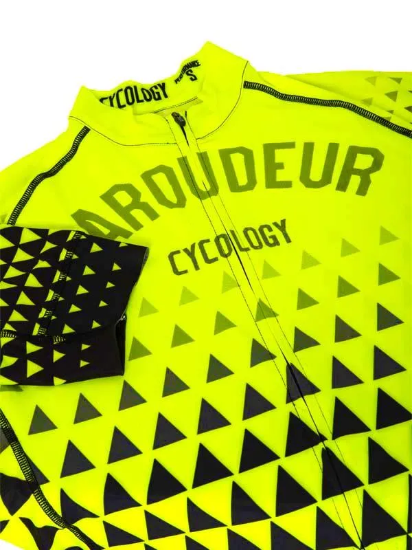 Baroudeur Men's Jersey Lime