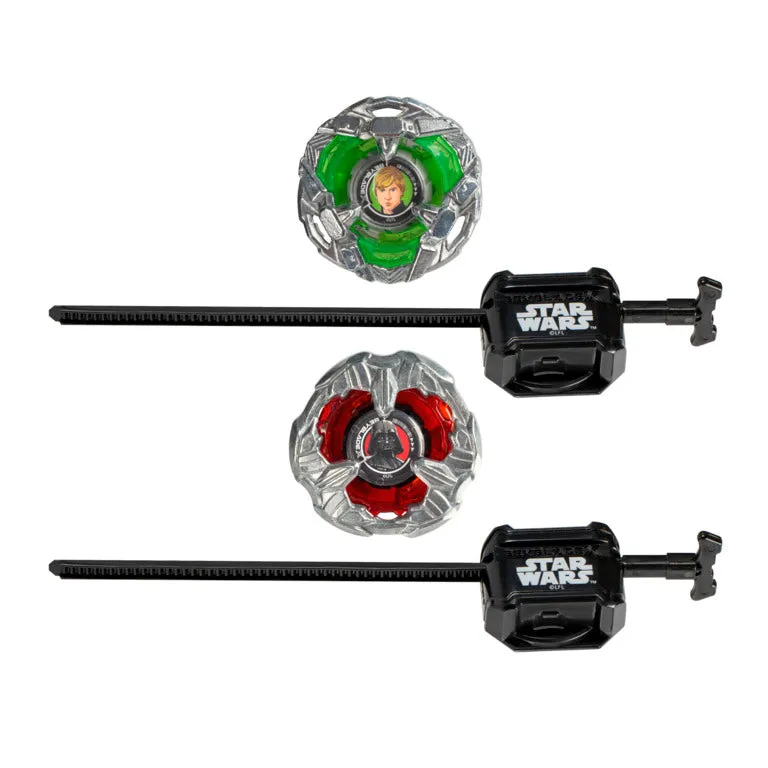 Beyblade X and Star Wars Collab Luke Skywalker 4-80B vs. Darth Vader 4-60B