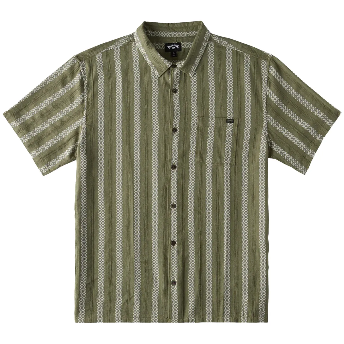 Billabong Sundays Jacquard Short Sleeve Button-Up Shirt