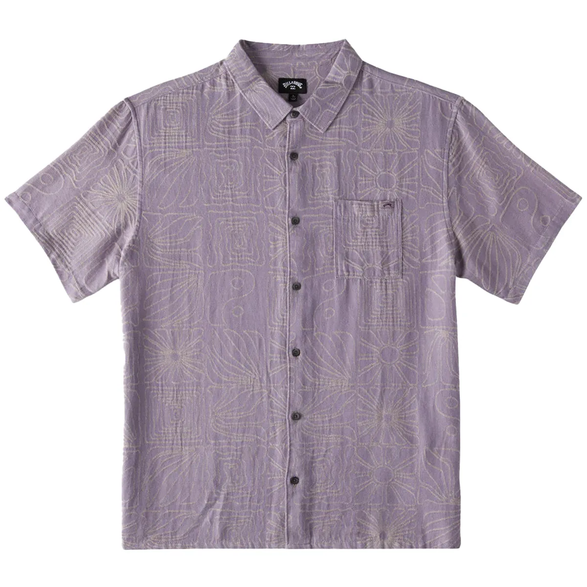 Billabong Sundays Jacquard Short Sleeve Button-Up Shirt