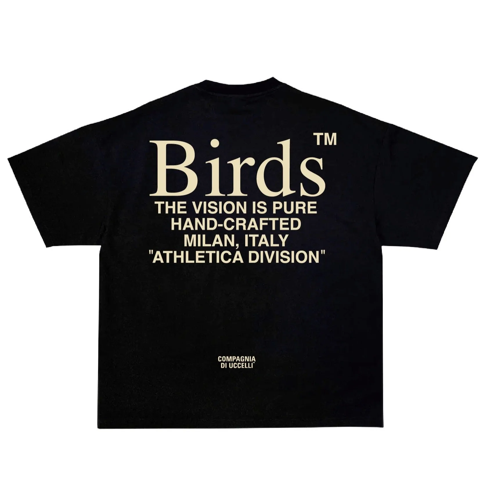 Birds "Reflection" Onyx Black Ultra-Premium Oversized S/S Box T-Shirt