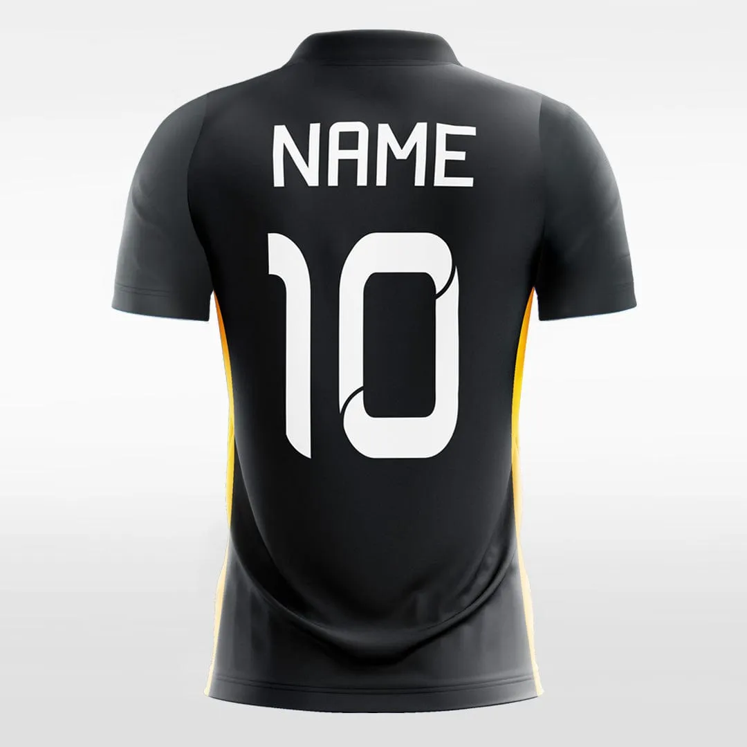 Black Stripe Print - Custom Kids Soccer Jerseys Design Online