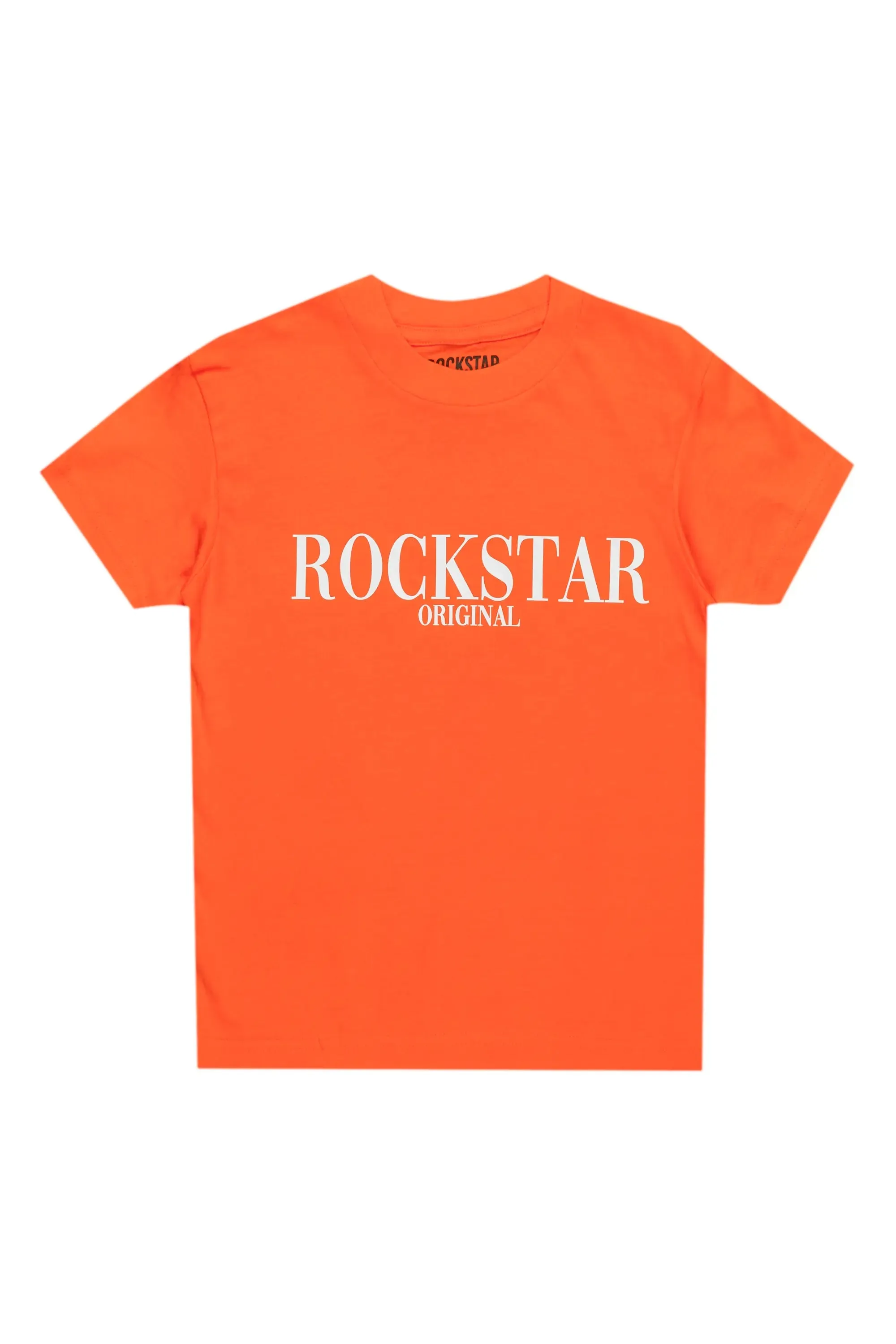 Boys Octavio Orange Graphic T-Shirt