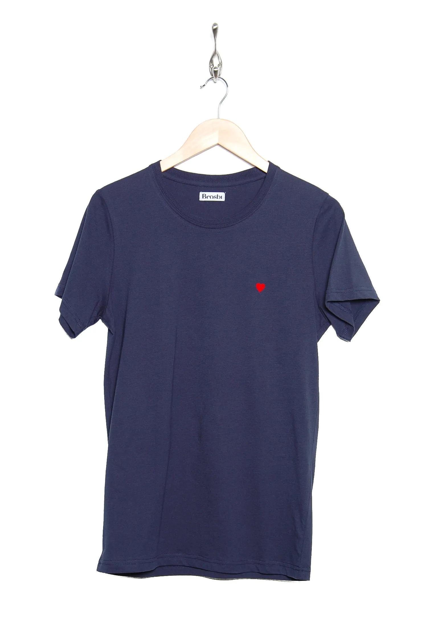 Brosbi The Icon Tee Heart navy