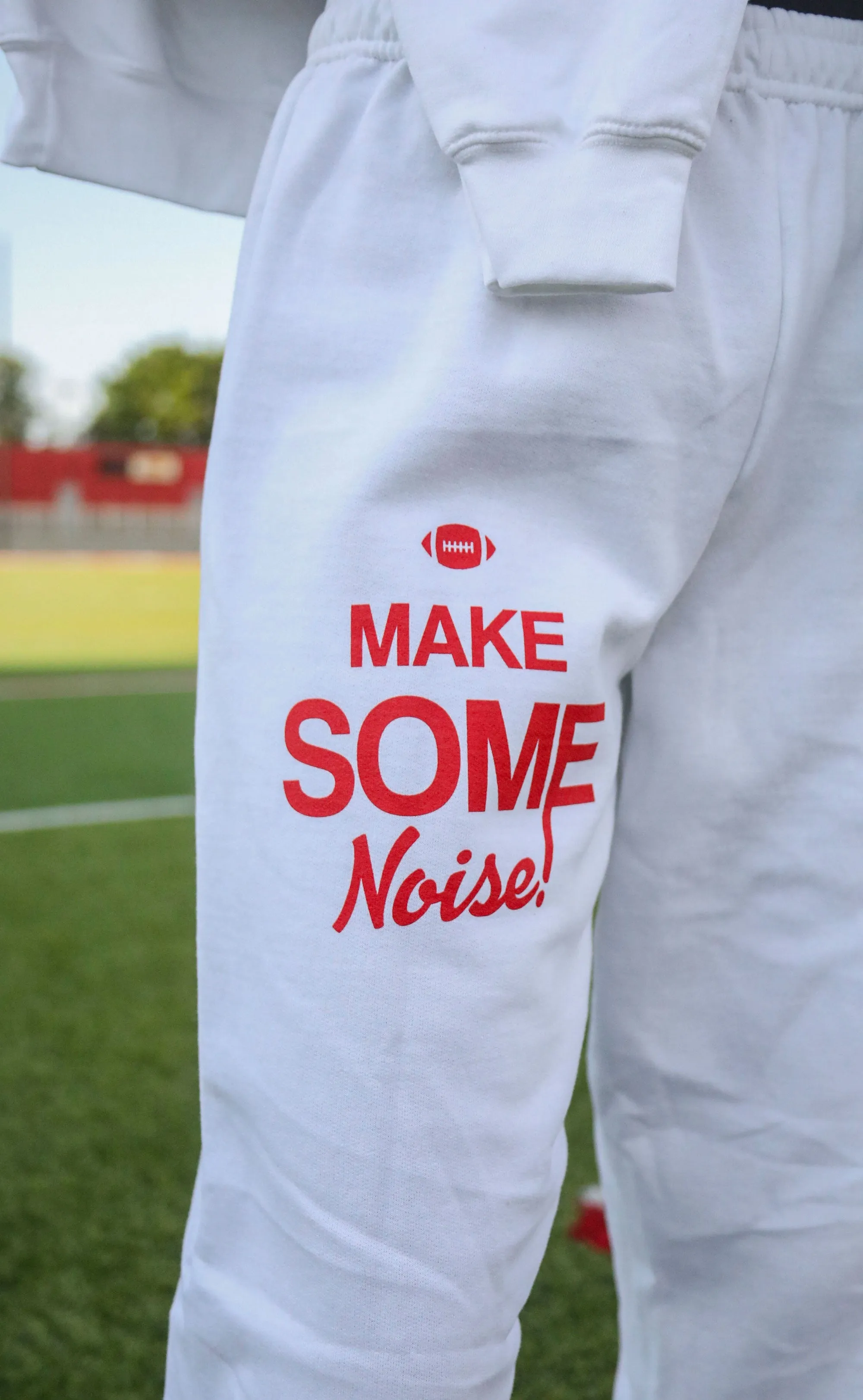 charlie southern: make some noise sweatpants - red