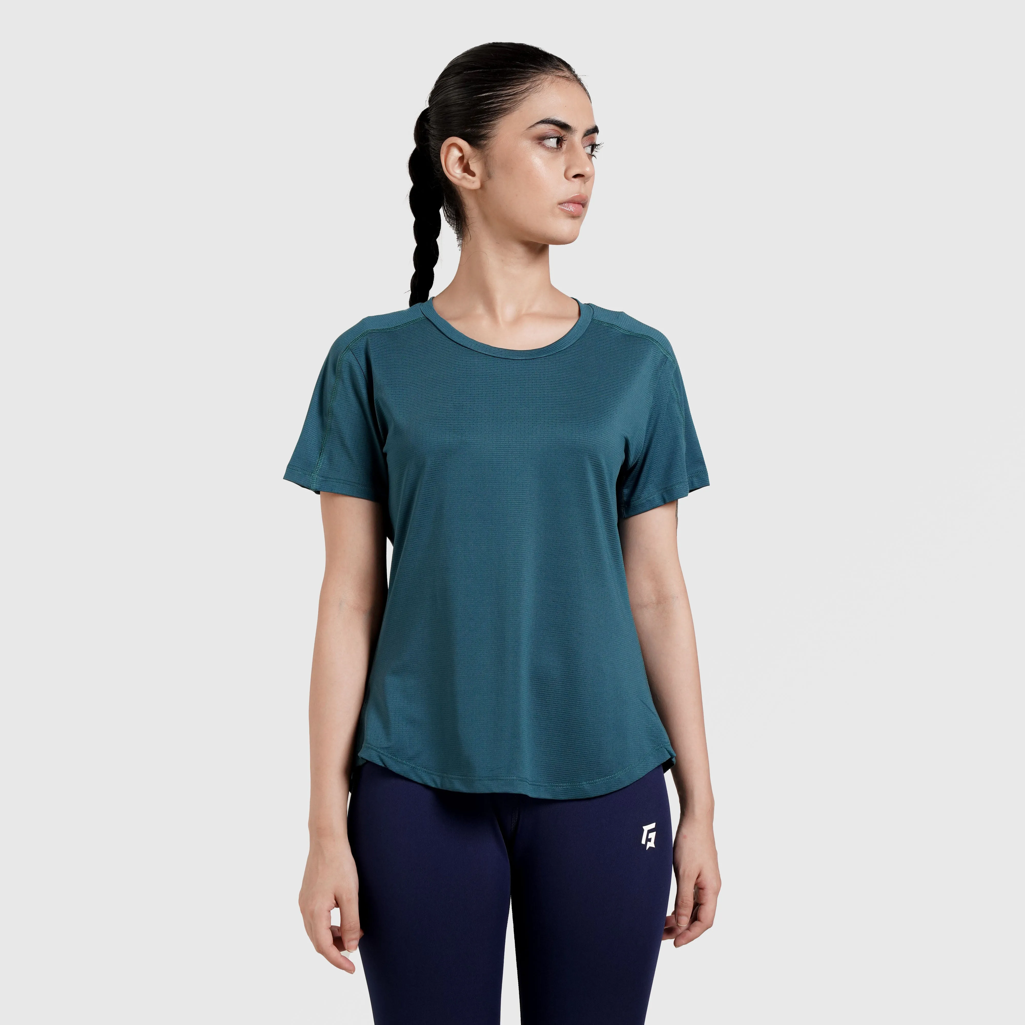 Comfort Flow Tee (Dark Teal)