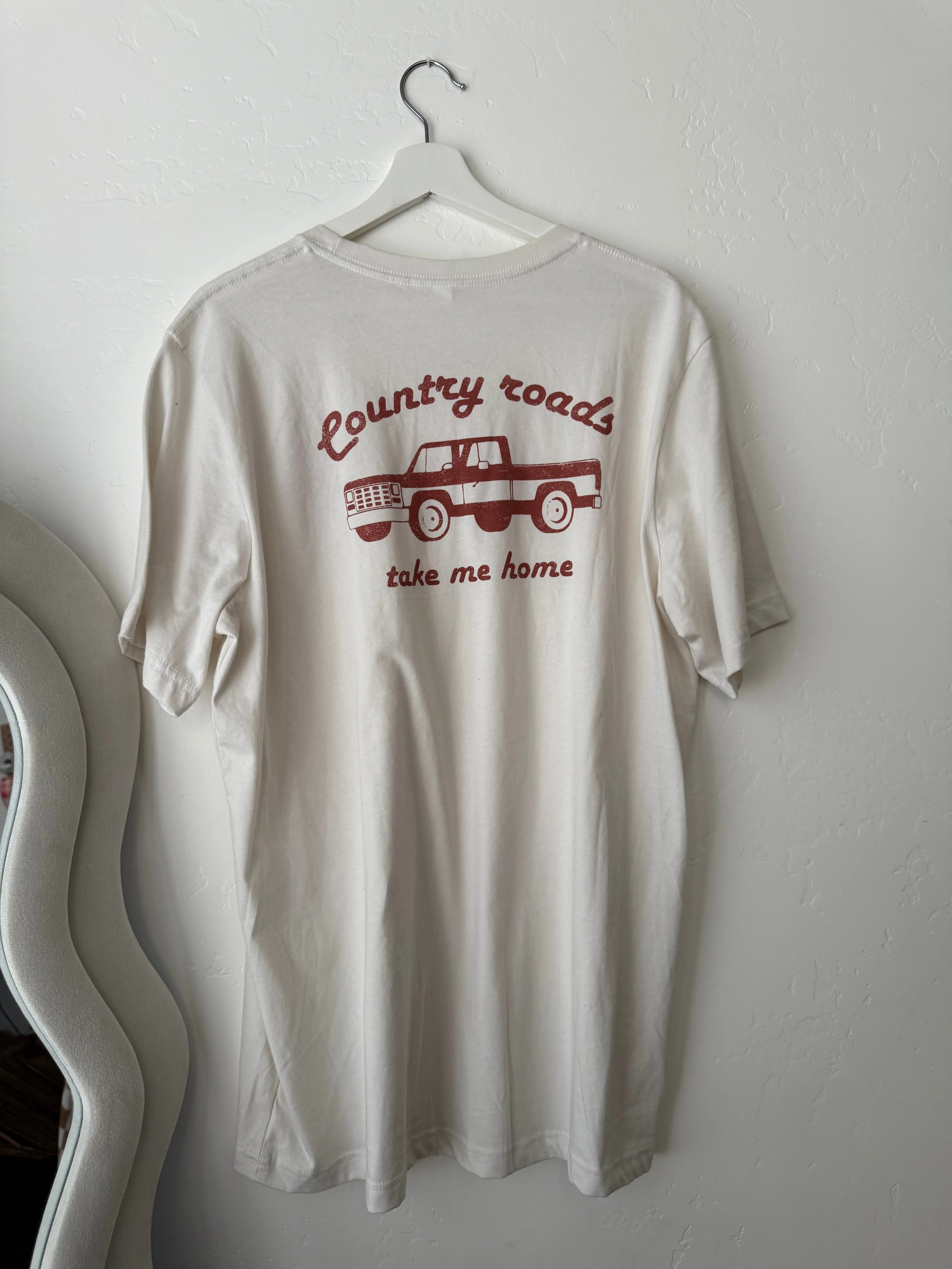 Country roads take me home Graphic Tee