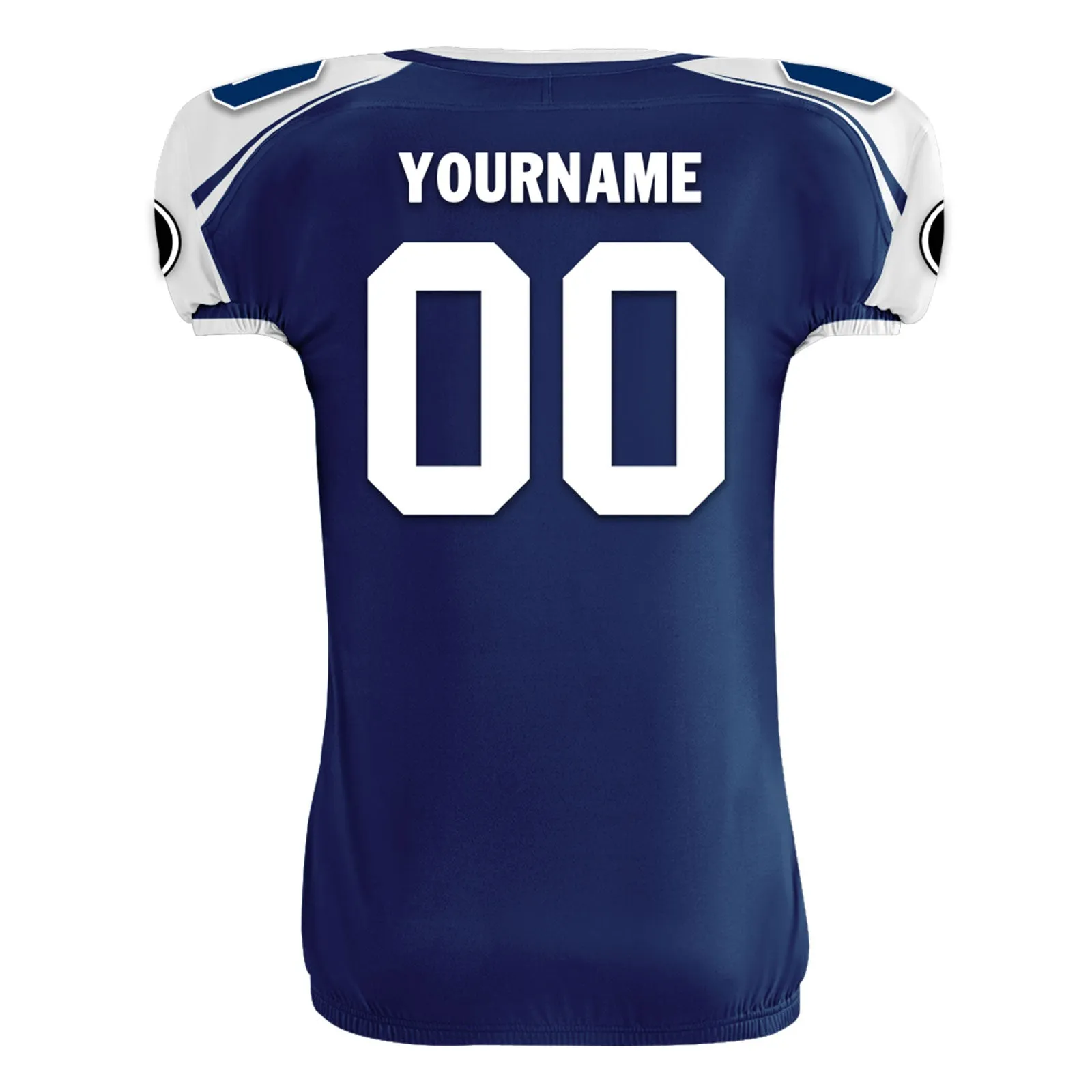 Custom Blue White Indiana High-Performance American Football Jersey FBJ06-D023001-14