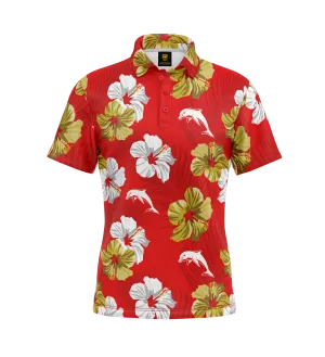 Dolphins Aloha Golf Polo