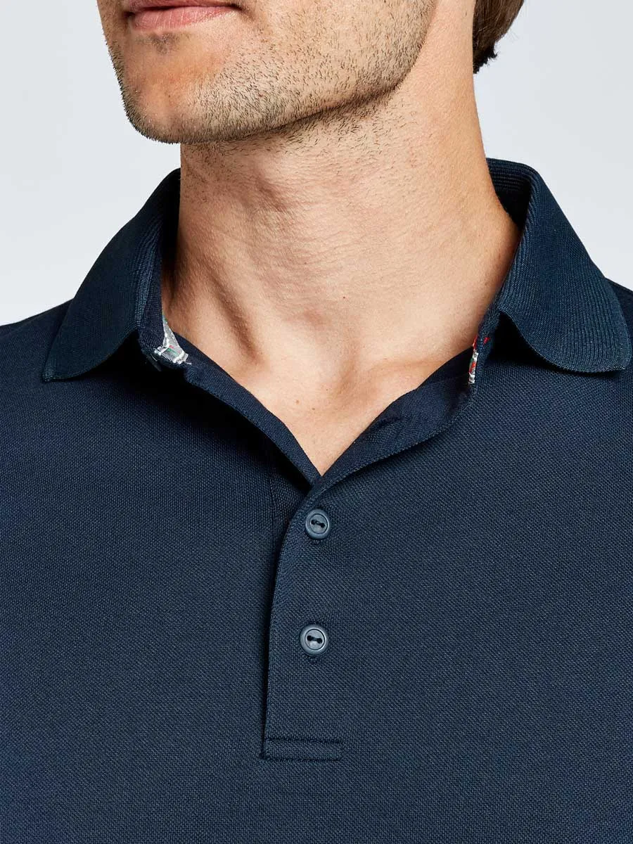 DUBARRY Sorrento Unisex Short-Sleeved Technical Polo - Navy