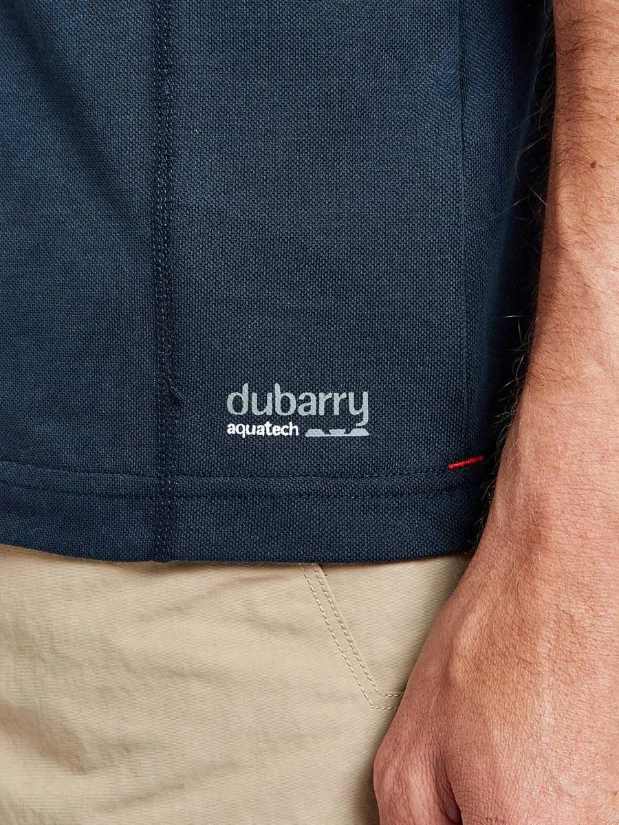 DUBARRY Sorrento Unisex Short-Sleeved Technical Polo - Navy