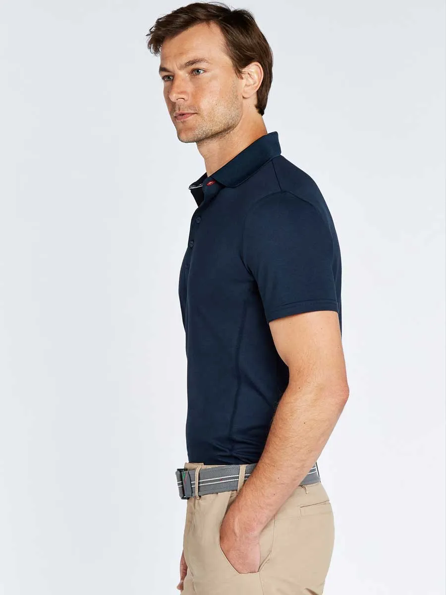 DUBARRY Sorrento Unisex Short-Sleeved Technical Polo - Navy