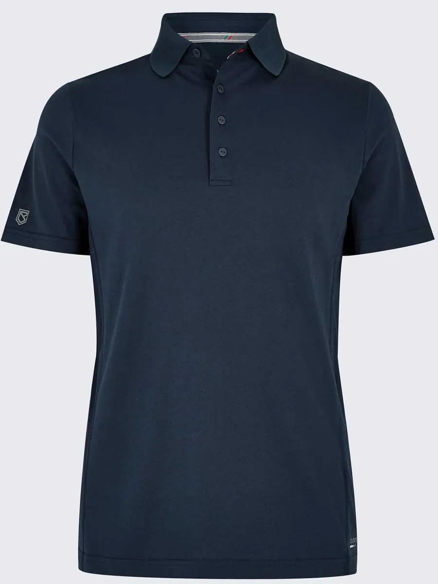 DUBARRY Sorrento Unisex Short-Sleeved Technical Polo - Navy