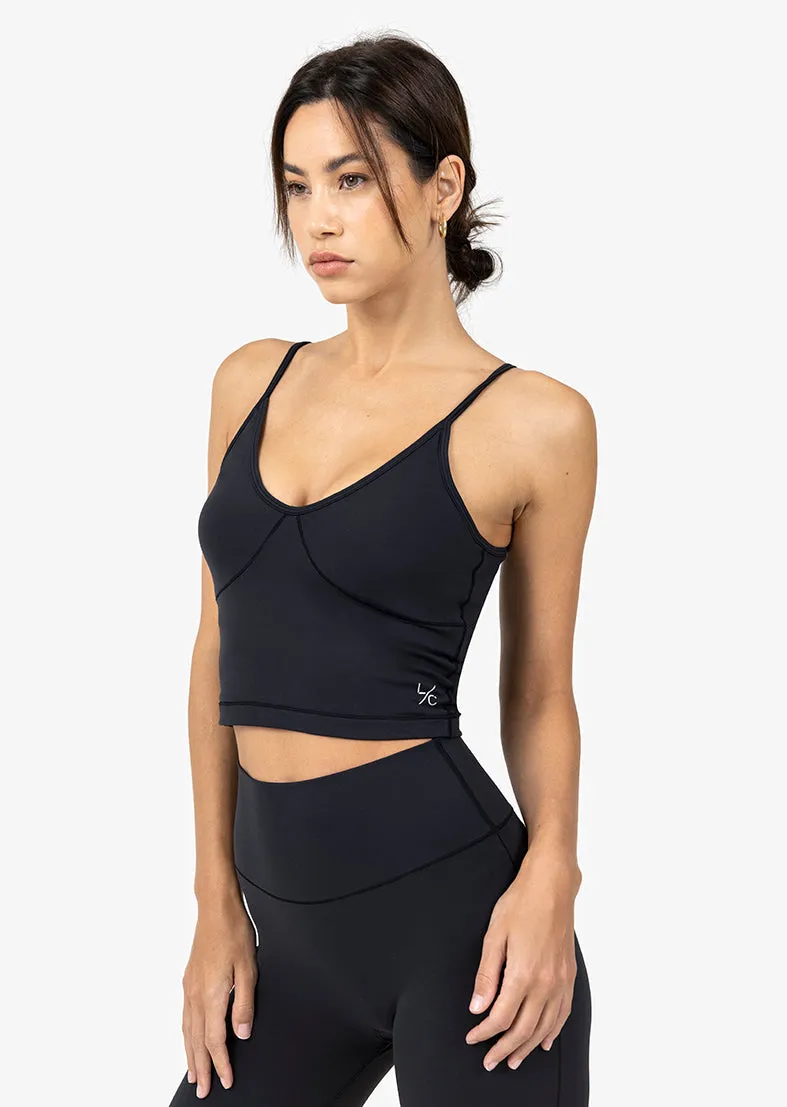 Elevate Life Longline Bra Black