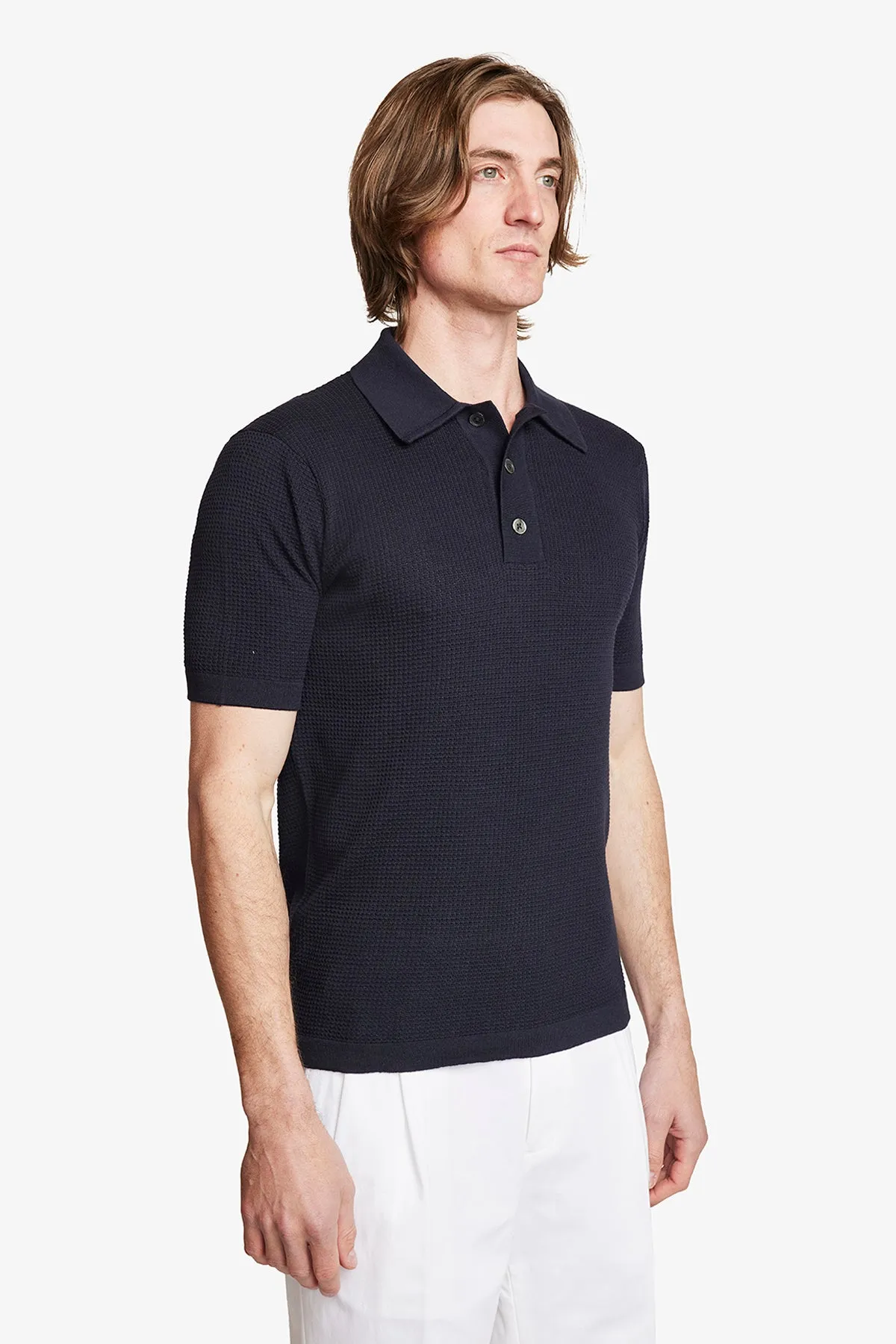 Evan Polo Shirt - Navy Blue