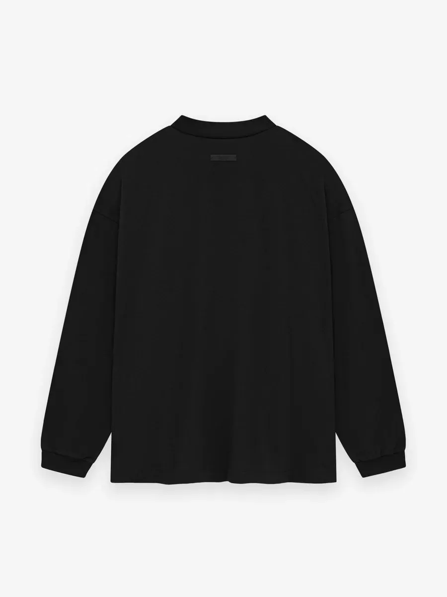 Fear of God Essentials Jersey Long Sleeve Tee in Black