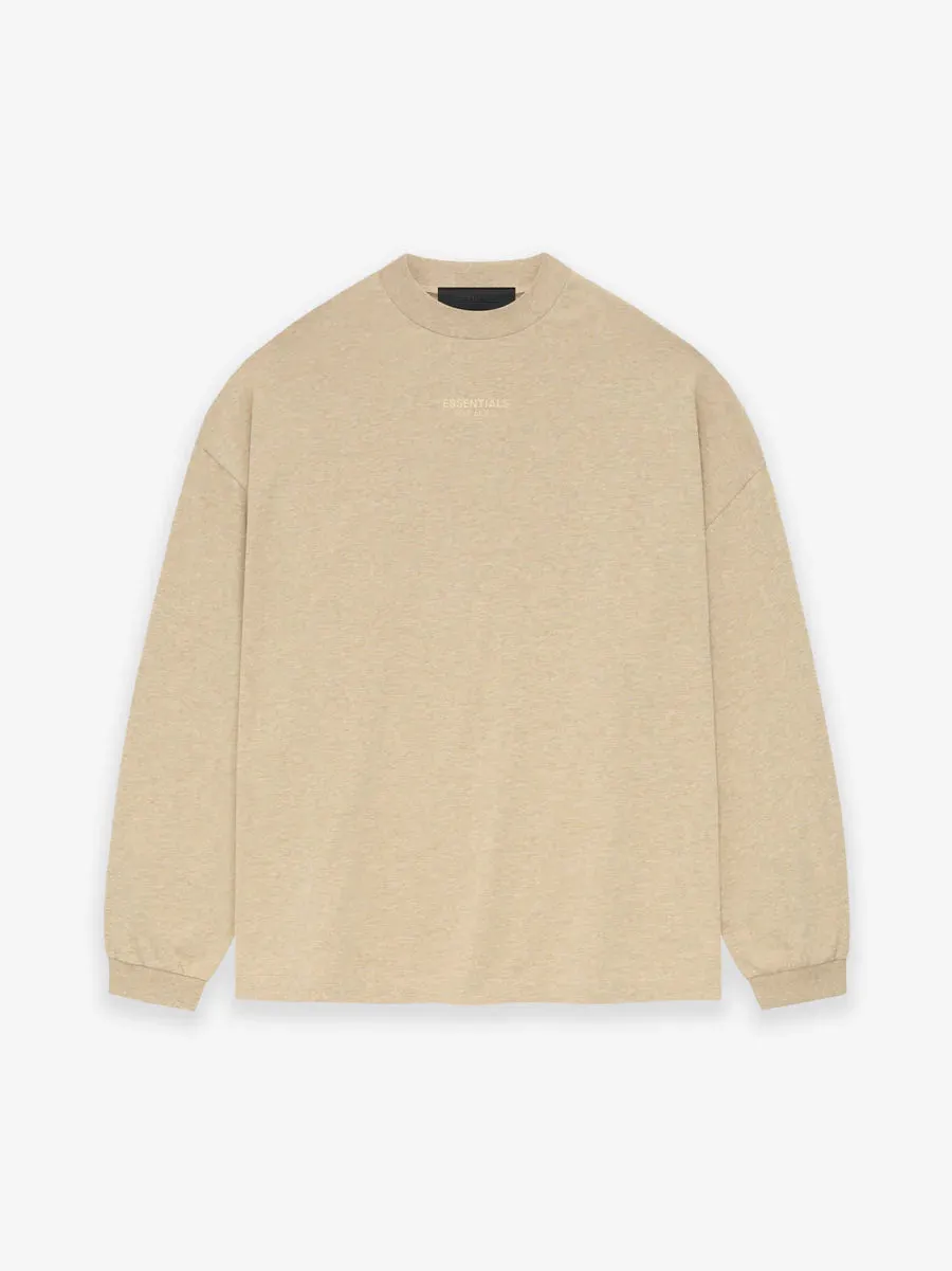 Fear of God Essentials LS Tee in Gold Heather