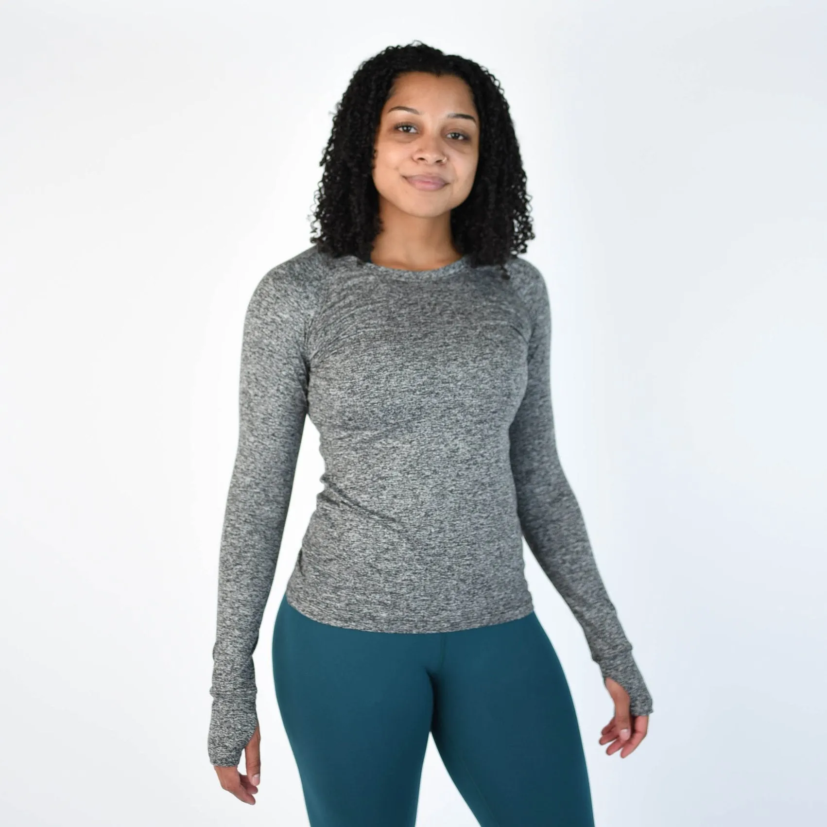 FLEO Foundation Long Sleeve - Heather Grey