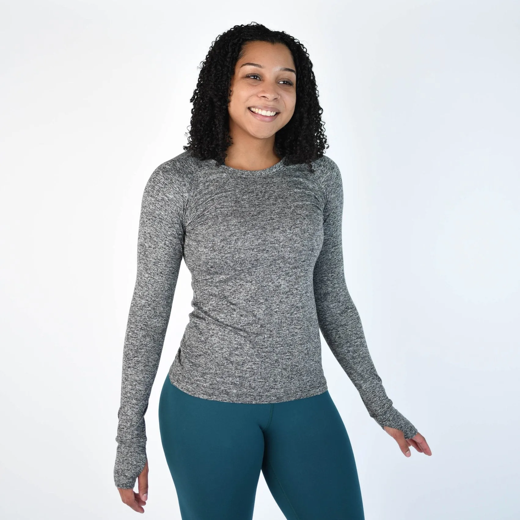 FLEO Foundation Long Sleeve - Heather Grey