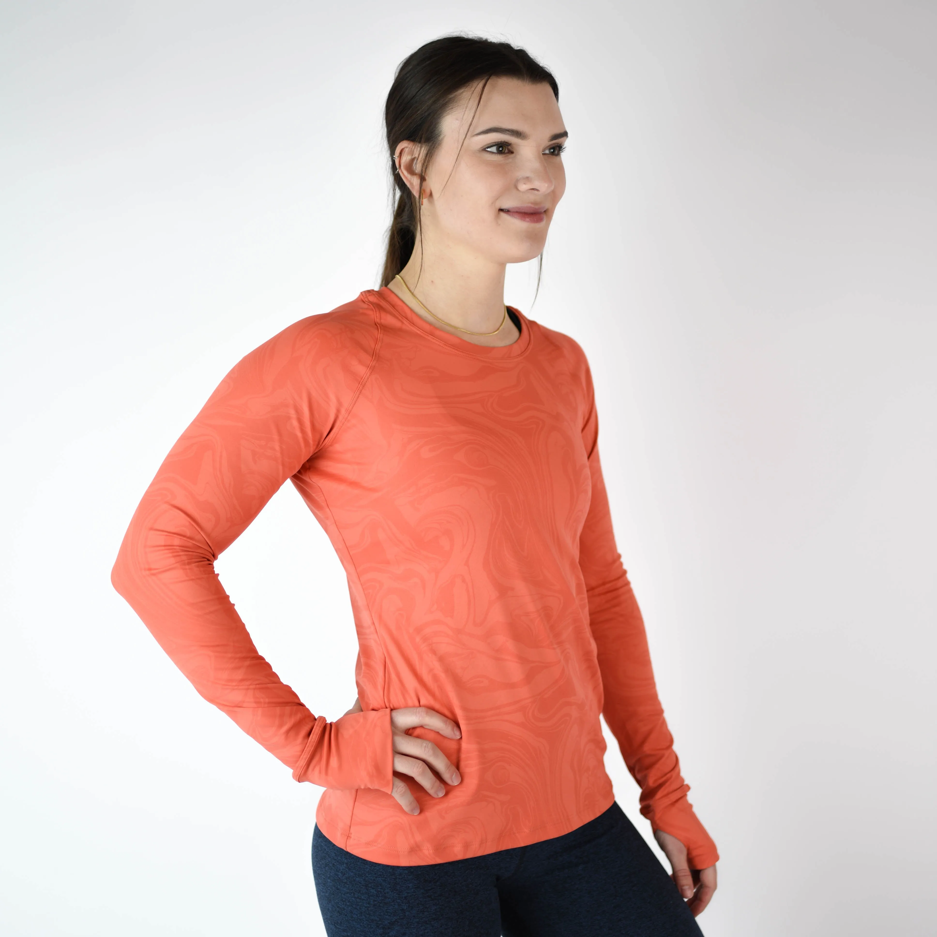 FLEO Foundation Long Sleeve - Tangerine Dream