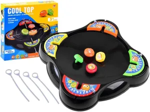 Goyal's Cool Top Spinning BeyBlades Game Gyro Battle Toy On Classic Super Arena Disk for Kids, 2-4 Players with 4 BeyBlades Spinners & Launchers (Black)