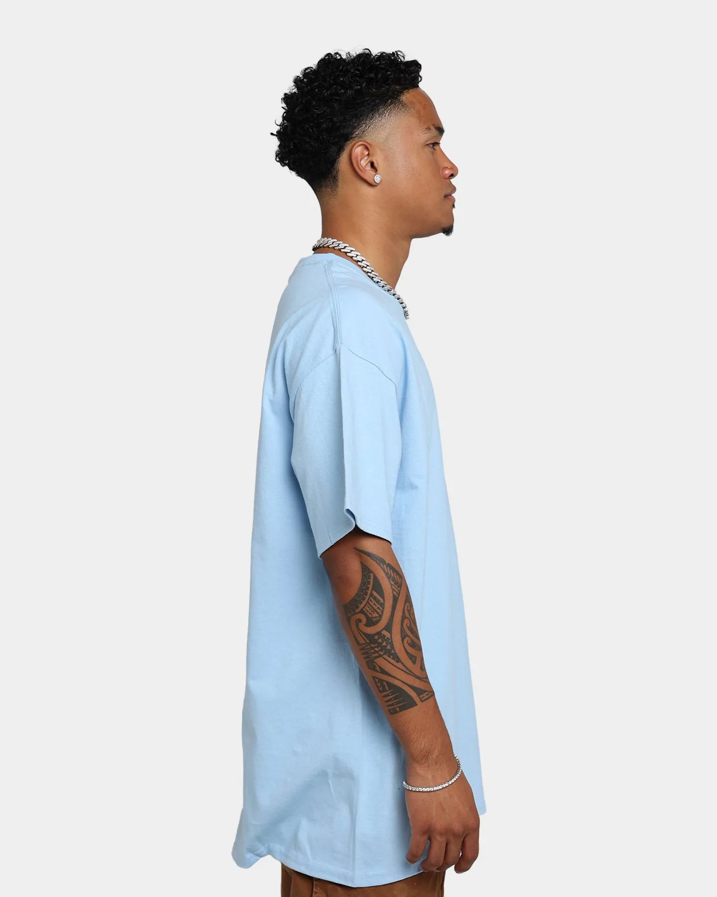 HUF Essentials T-Shirt Light Blue