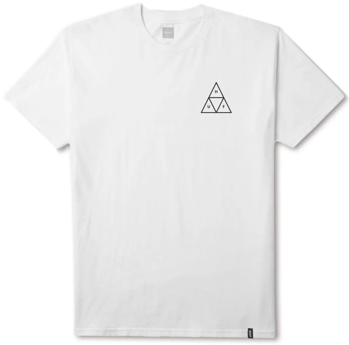 HUF Essentials Triple Triangle Tee, White