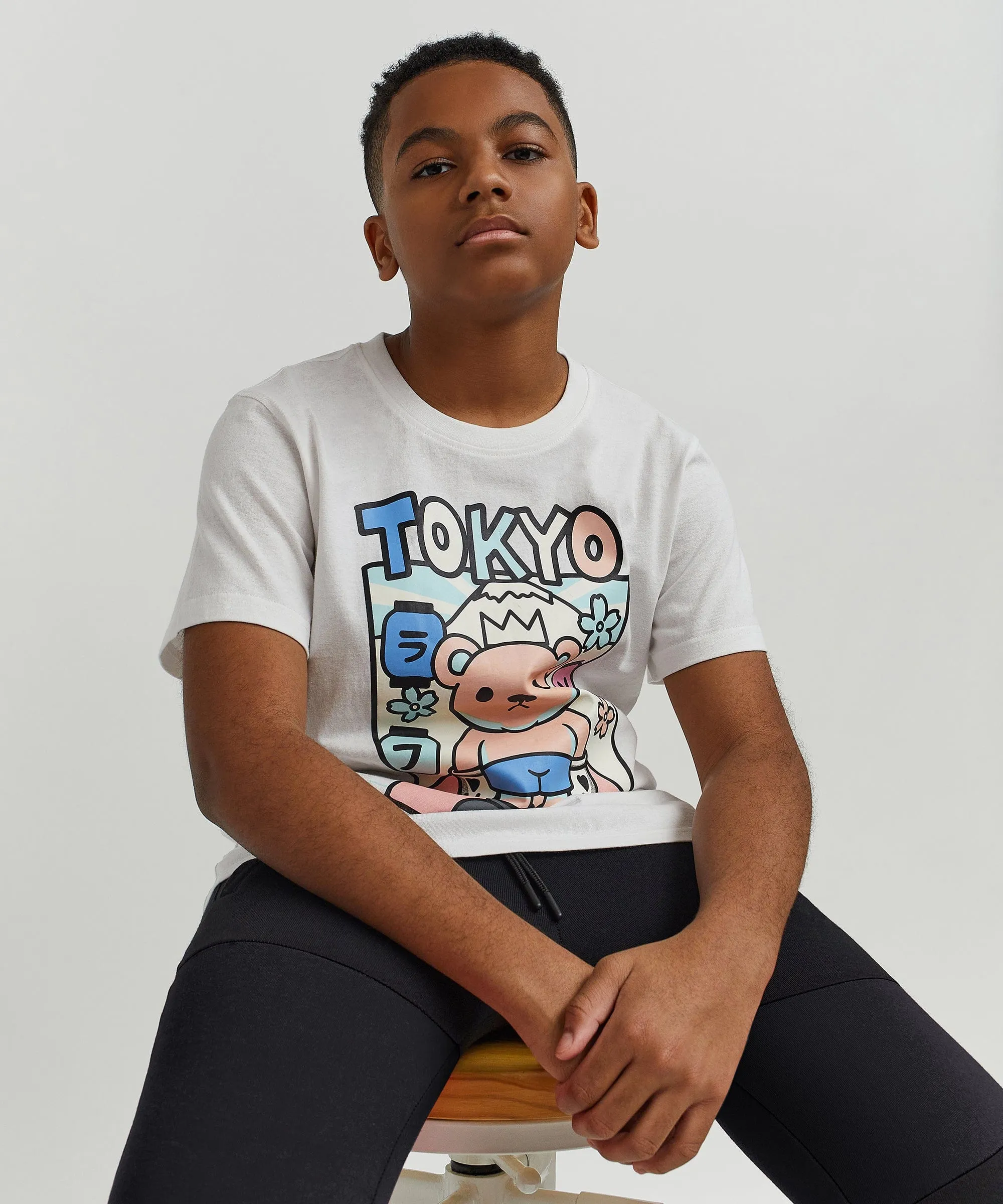 Kids Neo Tokyo Tee - White