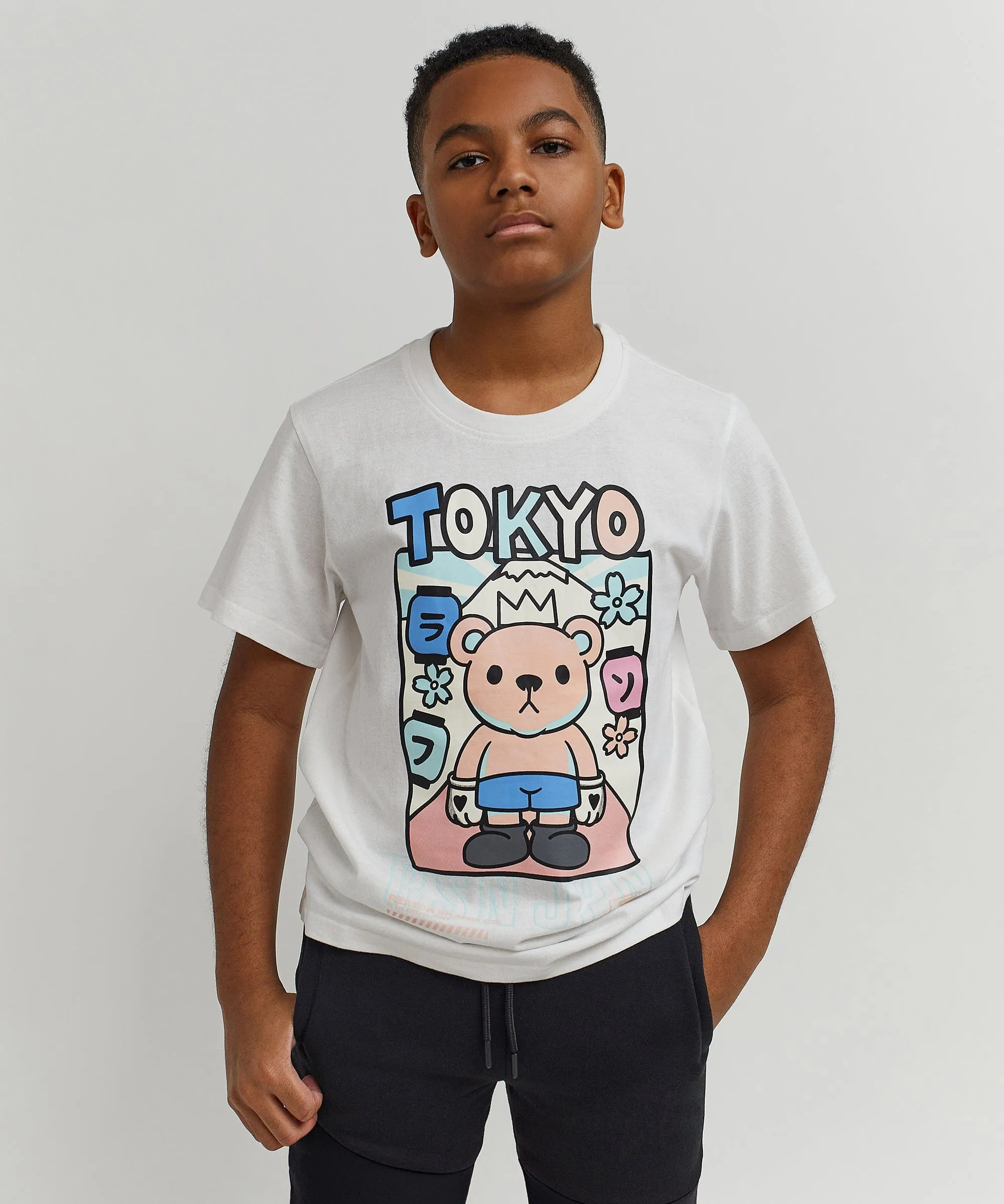 Kids Neo Tokyo Tee - White