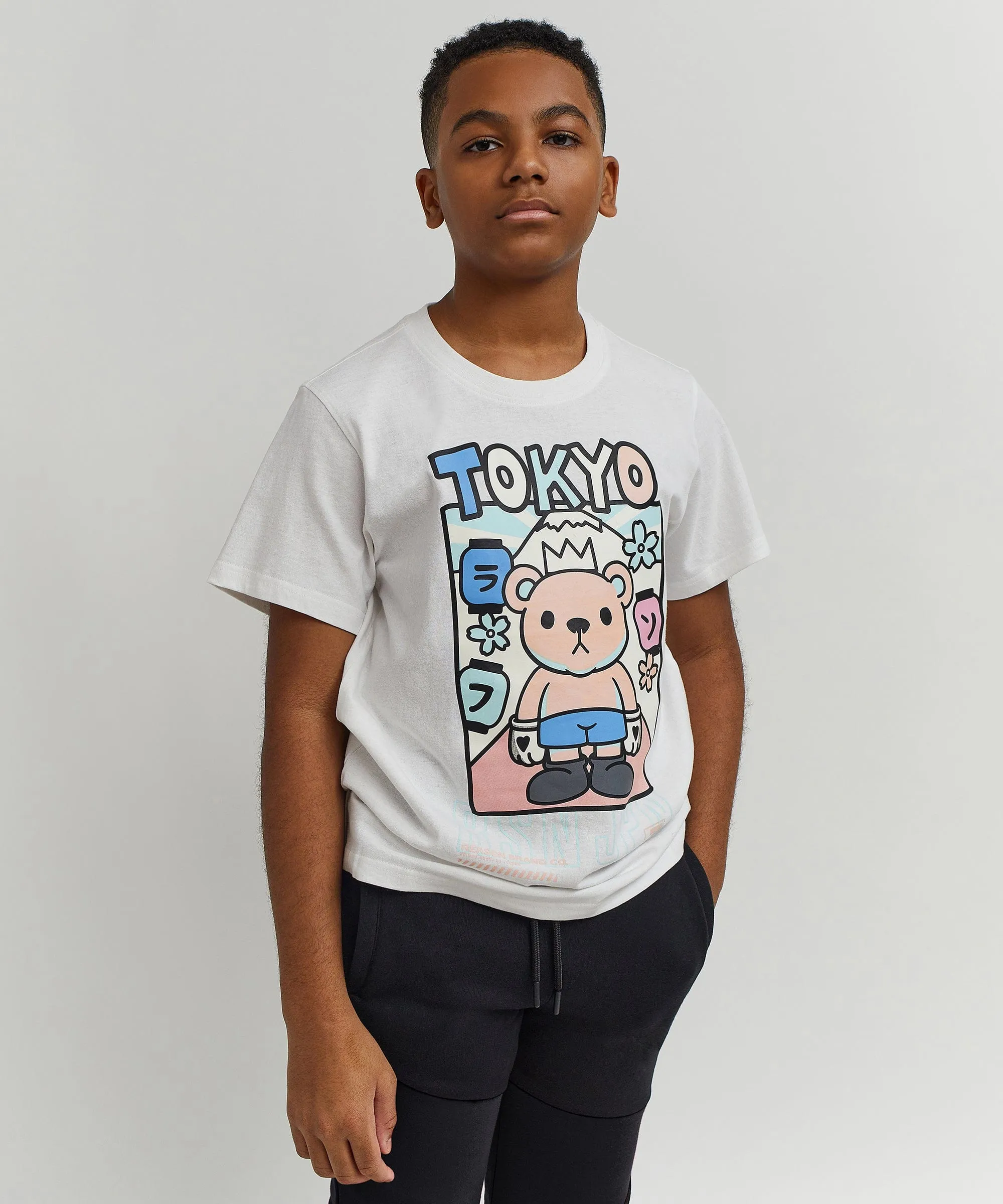 Kids Neo Tokyo Tee - White