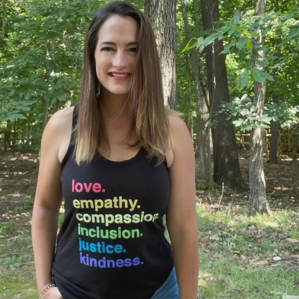 'Kindness is' Pride Racerback