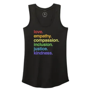 'Kindness is' Pride Racerback