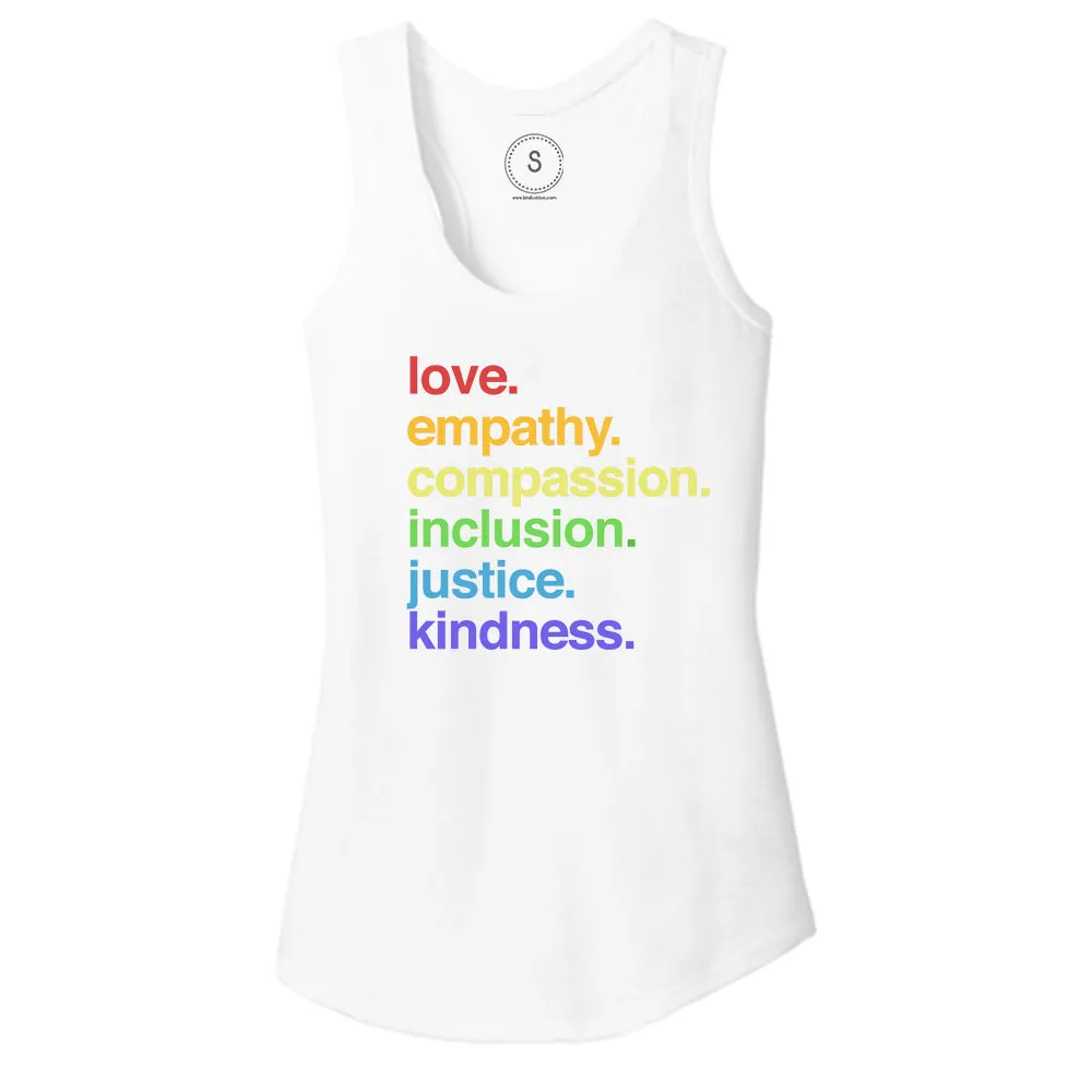 'Kindness is' Pride Racerback