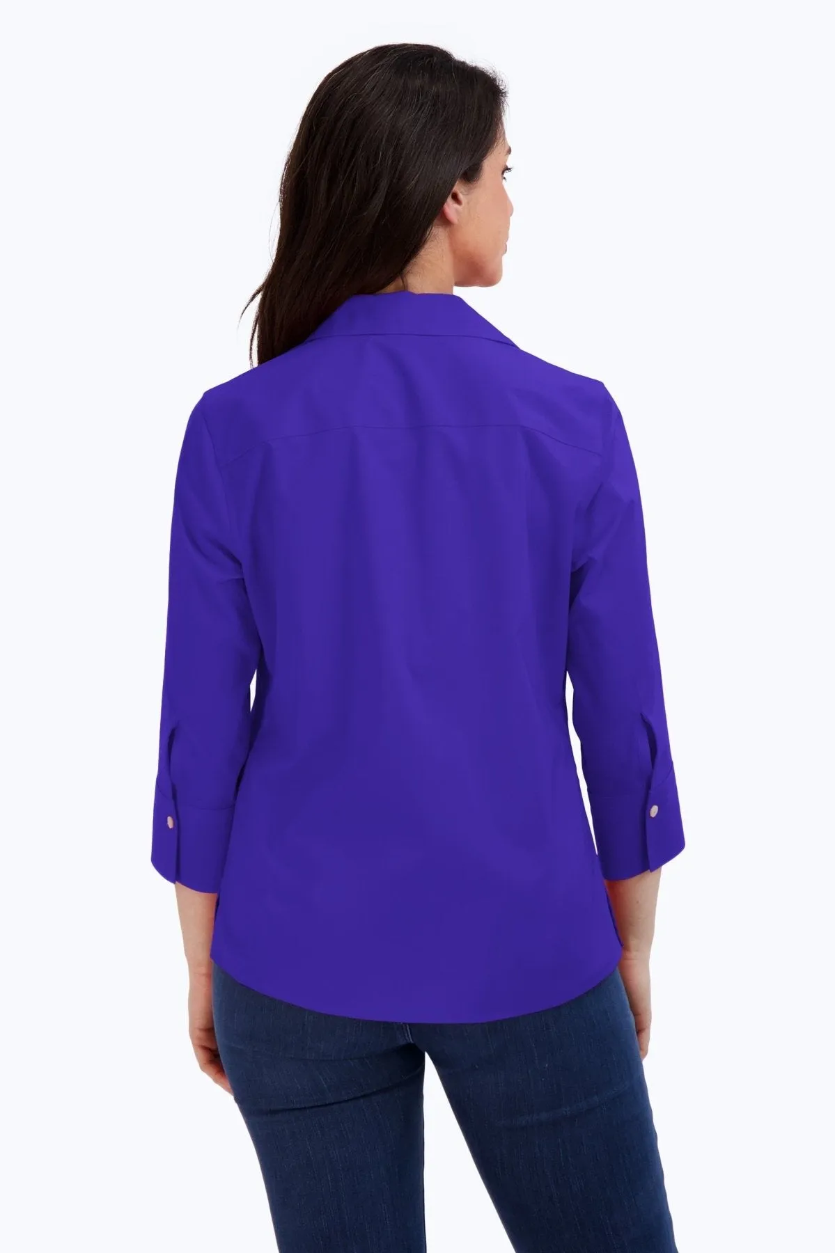 Mary Stretch No Iron 3/4 Sleeve Shirt